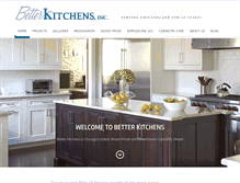 Tablet Screenshot of betterkitchens.com